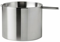 Stelton CYLINDA LINE Popielniczka Stalowa Zamykana 10 cm / Srebrna