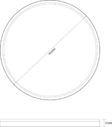 Okrągły plafon CCT LED czarny BOVE MS748500R-3-BK - Zuma Line