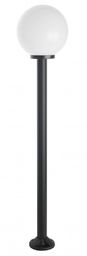 SU-MA Kule K 5002/1/K 300 lampa stojąca czarna klosz biały 30cm E27 180cm