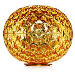 Kartell - Planet Lampa Stołowa Small Żółta