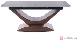 Stół DOLCE CERAMIC Signal 95x180-240, Szary + orzech