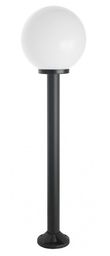SU-MA Kule K 5002/2/K 300 oprawa stojąca czarna klosz biały o średnicy 30 cm E27 130cm