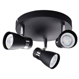 KANLUX Lampa sufitowa Enali EL-3O B Czarny