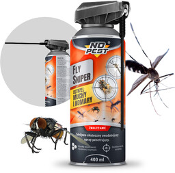 Środek na muchy, komary ćmianki spray Fly Sniper No Pest 400ml