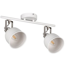 KANLUX Lampa sufitowa Derato EL-2I W-SR Biało-srebrny