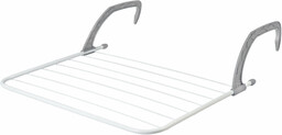 Suszarka balkonowa, na kaloryfer Munga , szaro-biała, 63 cm