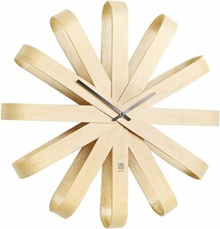 Umbra Ribbonwood Zegar Ścienny, Naturalny, 46 X 9.5