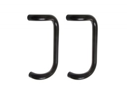 Antaba aluminiowa As prostokątna L-300 mm czarna dwustronna kpl. śrub fi 8