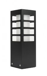 SU-MA RADO III 3 BL lampa stojąca czarna E27 IP54 25cm