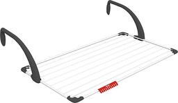 Vileda Sunset Suszarka na pranie na balkon lub kaloryfer - 10 m suszenia