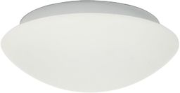 Candellux NINA 14-74242 plafon lampa sufitowa biała szklany klosz 2X60W E27 40cm