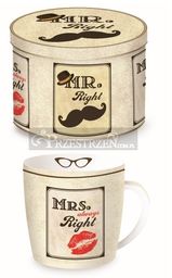KUBEK PORCELANOWY - Mrs. ALWAYS Right - Pani ZAWSZE Racja - W PUSZCE