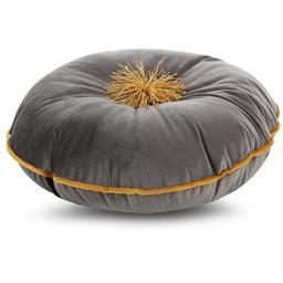 EUROFIRANY Poduszka Velvet 40 cm Popielaty