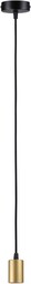 Paulmann 71134 oprawa wisząca Ravi IP44 E27 maks. 60W czarny matowy, złoty, lampa wisząca bez źródła światła