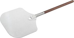 RÖSLE Łopatka do pizzy, wysokiej jakości nóż do pizzy do wsuwania i wyjmowania pizzy, stal szlachetna 18/10, uchwyt orzechowy