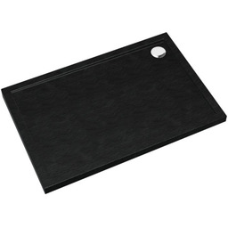 Schedpol Schedline Sharper Black Stone brodzik prostokątny 90x120x4,5cm 3S.S1P-90120/C/ST