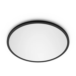 Philips - Lampa sufitowa SuperSlim czarna Ø 42 cm 2700 K