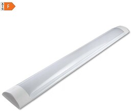 Lampa LED slim 18W 60cm 230V liniowa, natynkowa, zawieszana biała zimna