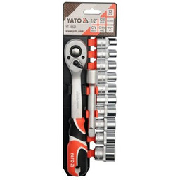 YATO Zestaw kluczy nasadowych YT-38821 (12 elementów) Zyskaj