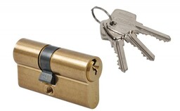 Wkładka bębenkowa Gerda E1 45/45 mosiądz