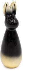 Figurka wielkanocna czarno-złota zajączek CW08-9