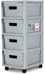 Regał Curver Infinity 4 x 11L ciemnoszary