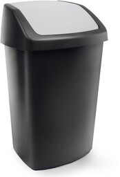 Kosz na śmieci Curver Swing Top czarny 25L