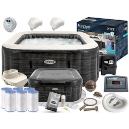 Zestaw Premium Dmuchane Ogrodowe Spa PureSpa Greystone Deluxe Intex 28450