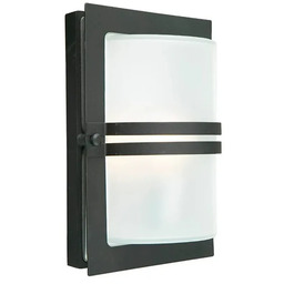 Norlys - Basel LED Zewnętrzna Lampa Ścienna Oszroniona/Czarna