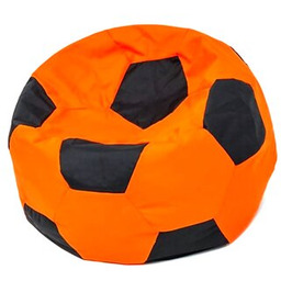 GO GIFT Pufa worek Piłka 2 XL Pomarańczowo-czarny 120 cm