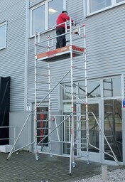 Rusztowanie aluminiowe jezdne FARAONE COMPACT XS - 2,60 m
