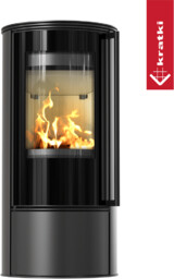 Piec wolnostojący stalowy KRATKI SKADI Ø 150 5,5 kW z