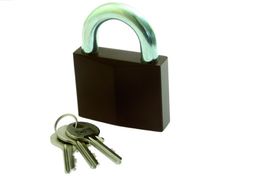 Kłódka LOB wzmocniona KW01 (duży klucz)