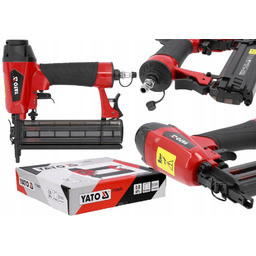 Zszywacz Pneumatyczny Yato Tapicerski na Gwoździe 10-50mm i Zszywki 16-40mm