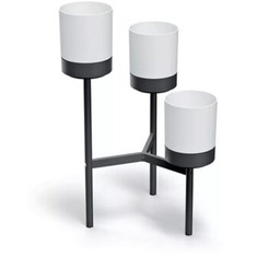 PROSPERPLAST Kwietnik Bloomie Stand IKD3L-S449 54 x 49 x 80.5 cm Czarno-biały