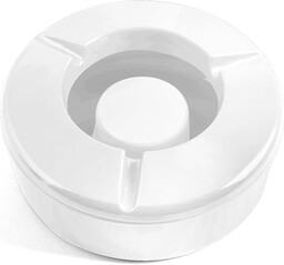 Chio 9002001 popielniczka melaminowa wiatroszczelna, 12,5 cm, biała, 12 x 12 x 5 cm
