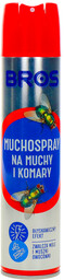 Spray na muchy i komary. Środek na owady Bros Muchospray 250ml. Muchozol.