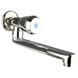 Bateria umywalka/zlew ścienna wylewka 200 mm prosta wylewka,zimna woda