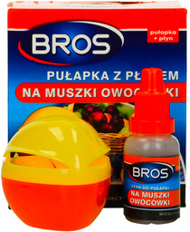 Pułapka na muszki owocówki z wabikiem Bros.