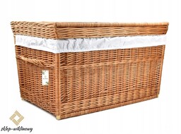 Kuferek wiklinowy Skrzynia Organizer Kufer na Bieliznę wkład 50 cm