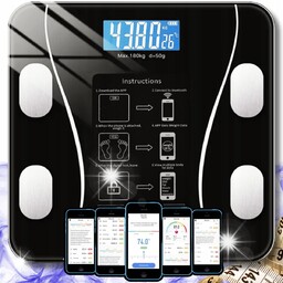 WAGA ŁAZIENKOWA INTELIGENTNA ANALITYCZNA SMART 25w1 + ANDROID iOS + BATERIE