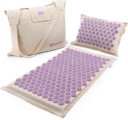 Zestaw do akupresury lniany PREMIUM fioletowy