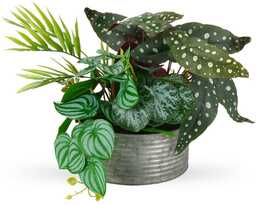 Sztuczna roślina w doniczce kompozycja 28 cm