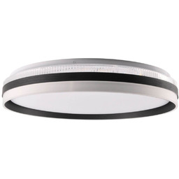 Plafon sufitowy Barbara 326683 Polux LED 72W 3000-6000K IP44 czarny biały