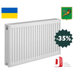Grzejnik płytowy z podłączeniem bocznym Compact TYPE22 600x600x102 mm, biały -35%