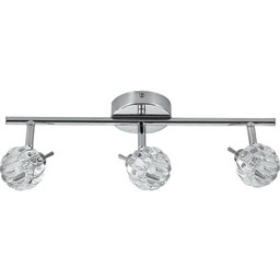 Listwa BOMBOLA 3x40W G9 chrom bez żarówek CANDELLUX
