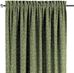 Zasłona na kanale z grzywką 1 szt., zielony, Gardenia