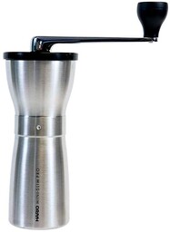 Hario MMSP-1-HSV ceramiczny młynek do kawy, silikon, kolor stali
