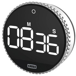 XAVAX Minutnik kuchenny 185858 Czarno-srebrny