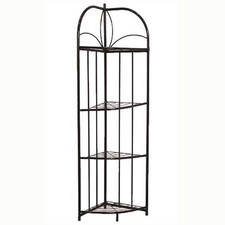 Metalowy stojak narożny czarny